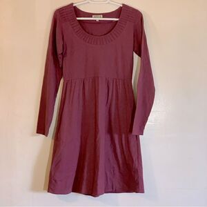 Ethos Paris Dress 100% Organic Cotton Stretch Front Pockets Sz Small Gorgeous